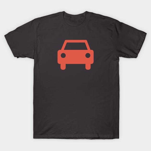 Red Car logo Design Illustration T-Shirt by Abeer Ahmad